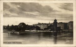 CPA Praha Pohled s Mostu Palacklho