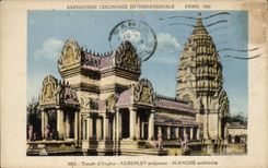 CPA Exposition Coloniale Internationale Paris Temple d Angkor 