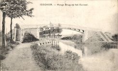 CPA Iseghem Hooge Burg COp het Kanaal