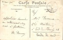 CPA Rouen Old Suspended bridge