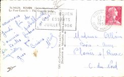 CPA Rouen the Bridge Crow The Corpeille bridge