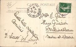 CPA Saint Pierre In Port Avenue of the Castle