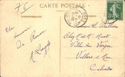 CPA Rouen Transporter bridge Boats