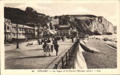 CPA Fecamp La digue et le Casino 