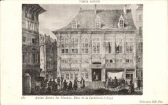 CPA Rouen Vieux Old Office of Finances Places Cathedral 1824