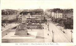 CPA Le Havre coloca Gambetta y la ruda de Paris