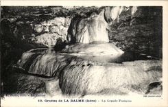 CPA Caves of Balme the Large Fountain