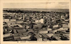 CPA Sousse panorama pris de la casbah
