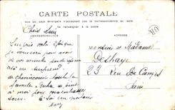 CPA Fantaisie Fleurs De la Part d une amie colombe 