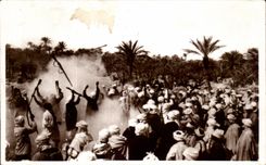 CPA Scenes and Types Fantasia Algeria