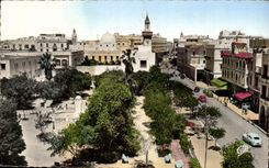 CPA Sfax Avenue Hedi Chaker et le Square