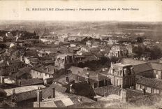 CPA Bressuire (Two Separate) Panorama taken of Tours of Our Lady