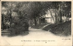 CPA the Mount Gilds the Bandstand in the Park