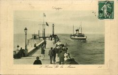 Hora de CPA Dieppe del barco de la marea