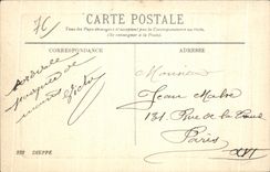 Hora de CPA Dieppe del barco de la marea