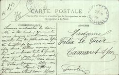 CPA Le Havre el embarcadero y el I antes del barco portuario