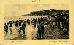 CPA Le Havre de la playa la hora en el interin del bano