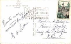 CPA Le Havre Trata la playa