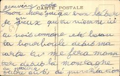 CPA La Bourboule Vue generale Plateau de Charlannes