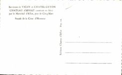 CPSM Surroundings of Vichy and Chatel Guyon Castle Effiat built by the marshal Effiat father Five Mars old