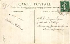 CPA Saint Germain en Laye Le Theatre et la statue Thiers