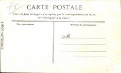 CPA Marie Antoinette et ses enfants Tableau de Vigee Lebrun Chocolat Louit