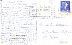 CPA Amelie Les Bains Perle des Pyrenees Vue Generale Le Casino L Hopital Militaire et l Eglise