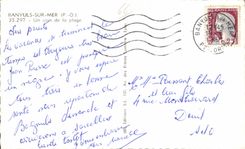 CPA Banyuls On Sea a corner of the Beach