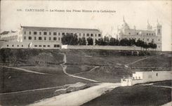 CPA Carthage La Maison des Peres Blancs et la Cathedrale Tunisie 