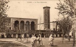 CPA Tunis La Place Halfaouine Tunisie 