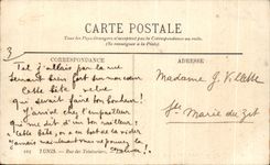 CPA Tunis Rue des Teinturiers Tunisie