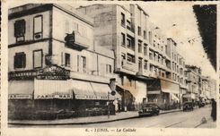 CPA Tunis Le Colisee Tunisie Paris Bar