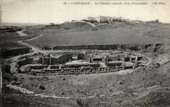 CPA Tunisie Carthage le Theatre Romain Vue d Ensemble