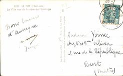 CPA Puy (Hte the Loire) the City Seen of the Dimension of Hermitage