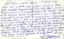 CPA Menton La Viellie Ville