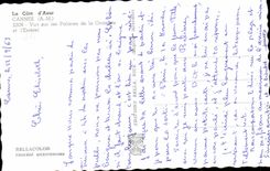 CPA the Dimension Cannes Azure Seen on the De luxe hotels of