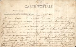 CPA Saint Laurent Sur Sevre Pensionnat de Saint Gabriel Le sentier de Notre Dame de Lourdes