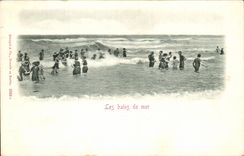 CPA Les bains de mer