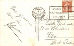 CPA Paris Town hall Seen Night