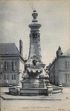 CPA Reims the Godinot Fountain
