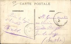 CPA the Great War Schools of Suippes (the Marne) after their Militaria bombardment