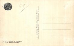 CPA Scene of vintage has Mesnil on Oger Moet and Chandon Champagne