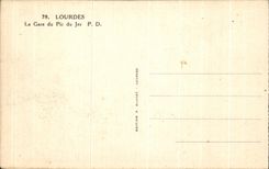 CPA Lourdes La Gare du Pic du Jer Automobile