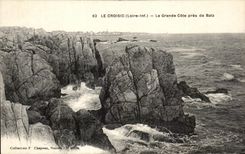 CPA Croisic the Great Dimension Close to Batz