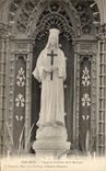 Virgen CPA Pontmain del interior de la basilica