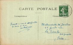 Virgen CPA Pontmain del interior de la basilica