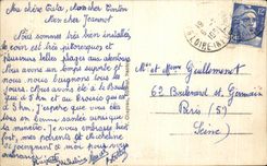 CPA Batz on Sea the Tower Saint Guenole and Ruins of the Vault of the Mulberry tree