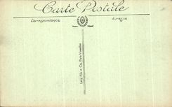 CPA Route de Luz a Gavarnie au Chaos Le Casque la Fausse Breche et le Taillou