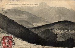 CPA Bagneres de Bigorre Seen from of the collar Aspin