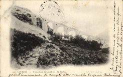 CPA Lourdes Funiculaire du Grand Jer Le Viaduc